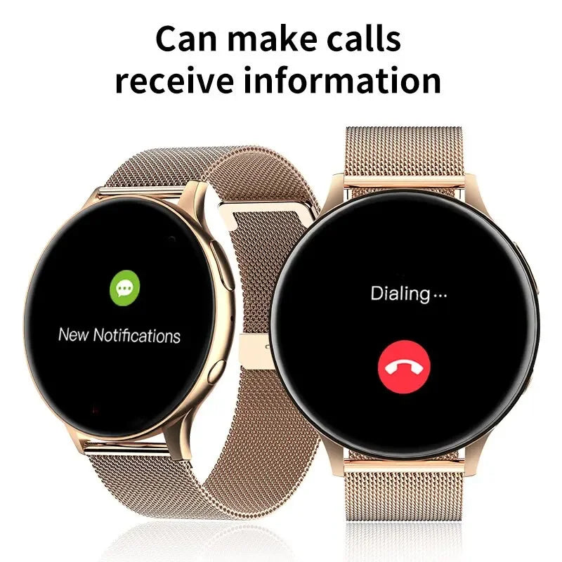 New Women Bluetooth Call Smart Watch HeartRate Blood Pressure Monitoring Smartwatches Waterproof Men Smartwatch For Samsung IOS