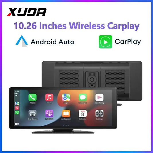 XUDA Universal 10.26 Inch Car Radio Multimedia WIFI Video Player Wireless Carplay & Android Auto for Apple Or Android MP5 Player