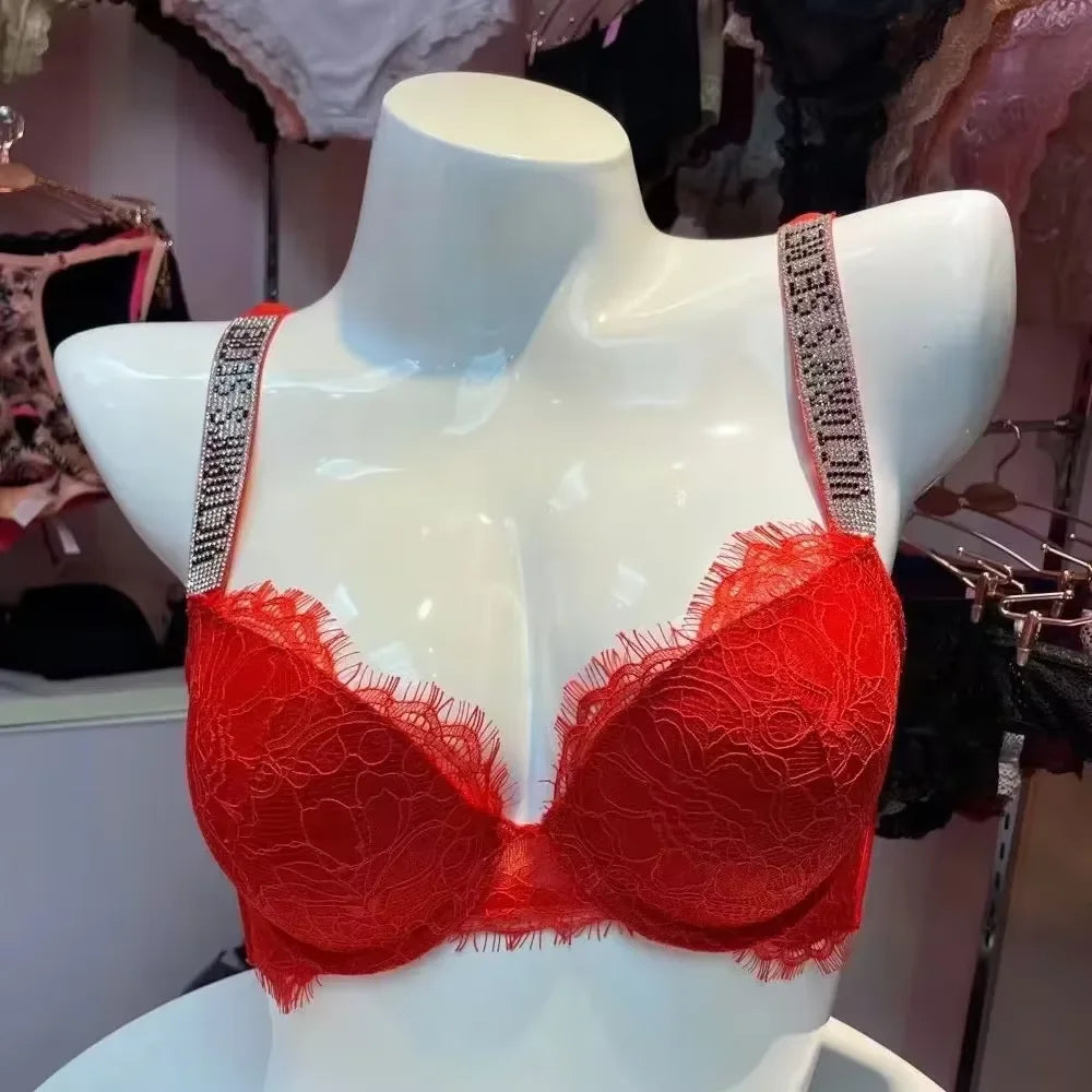 Sexy Lingerie Comfort Women Set Push Up Bra Victoria's Secret Lingerie Set Female 2 Piece Brand Underwear Vetement Femme