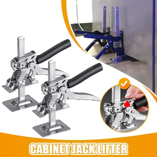 1Pc New Labor Saving Arm Board Jack Cabinet Lifter Height Locator Adjusting Lifter Multifunctional Anti-Slip Hand Lifting Tool